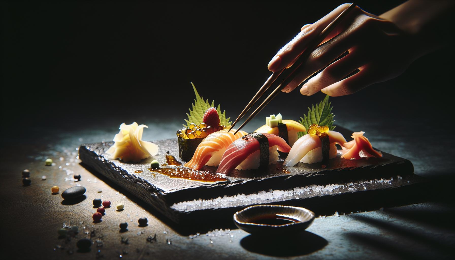 Por que no se pela el salmón: Secretos del nigiri perfecto revelados 4 Descubre cómo la tradición y la técnica se entrelazan en la creación de un nigiri excepcional