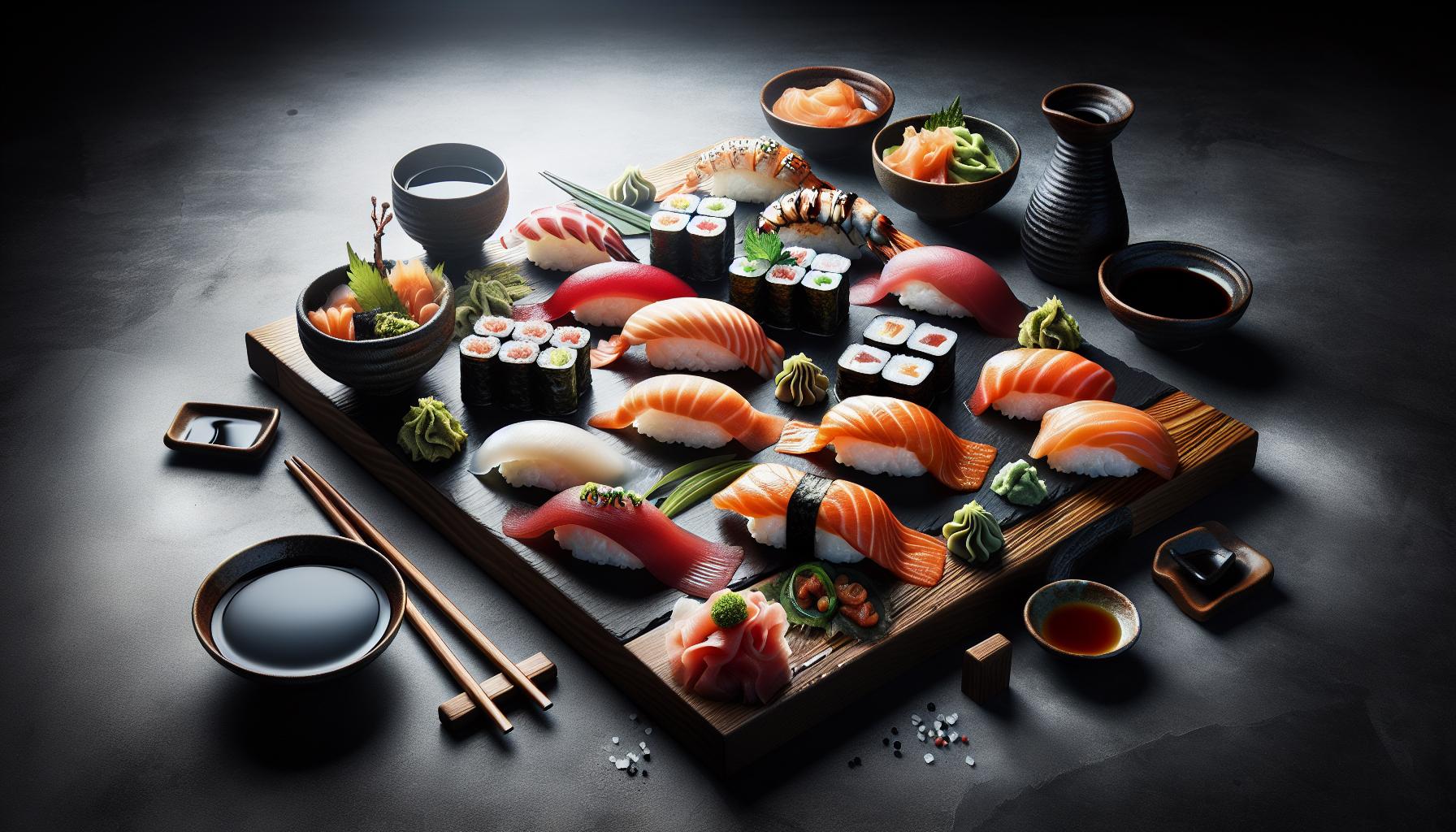 Cómo hacer sushi casero rápido: Listo en menos de 30 minutos 3 Explora el delicioso mundo del sushi, desde sus orígenes en Japón hasta sus diversas variedades como nigiri, maki y sashimi, preparando el terreno para tu experiencia en casa