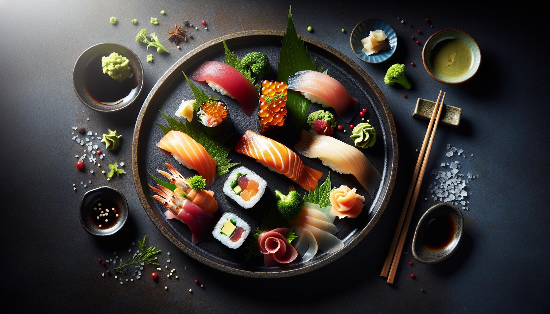 Don Sushi Board: La tabla perfecta para presentaciones espectaculares 5 Sabores y texturas: Descubriendo el umami en cada bocado de sushi